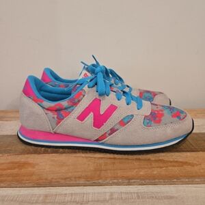 New Balance Women’s 420 Pink Floral Running Sneakers Sz 7.5 B WL420MP No Insoles